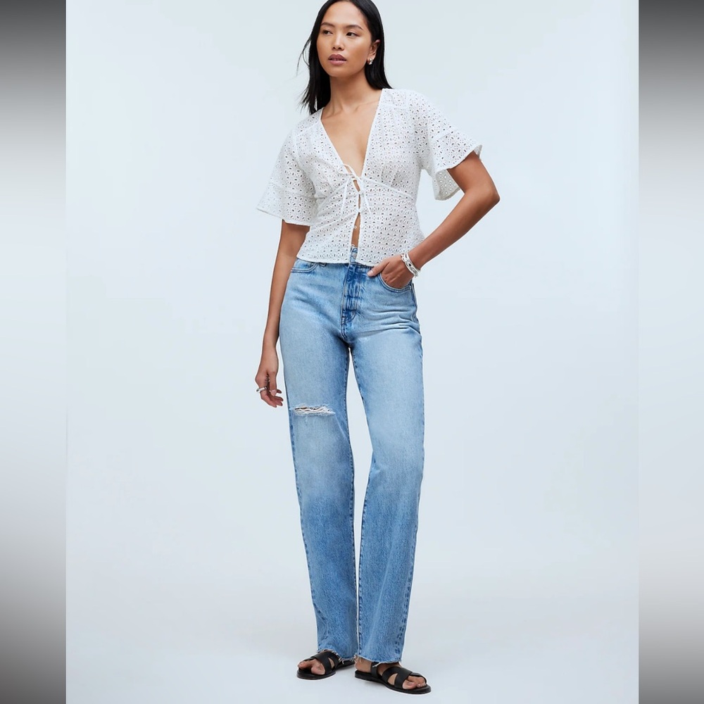 NWT Madewell curvy '90s Straight Jean Revoir Wash size 26